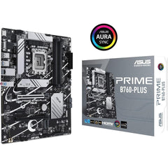 Asus Prime B760 Plus Ddr5 Intel 14/13th Gen Motherboard Pcie 5.0 3xm.2 Pcie 4.0 Usb Type C