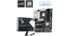 MSI PRO Z890-S WIFI (Wi-Fi 7), Intel Core Ultra (Series 2), LGA 1851/DDR5/PCIe 5.0/3xM.2 - ATX Gaming MotherBoard