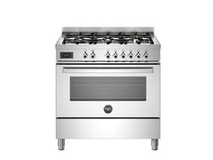 Bertazzoni PRO96L1EXT Oven, 90 Cm, 6 Copper Burners, Electric