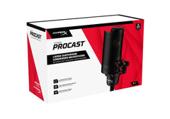 HyperX ProCast Microphone Anti-Vibration Shock Mount Gold-sputtered large diaphragm condenser, XLR Connection