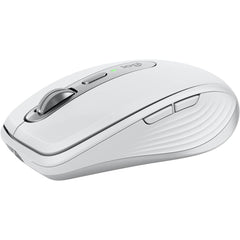 Logitech MX Anywhere 3S Fast Scrolling 8K DPI Any-Surface Tracking Quiet Clicks Programmable Buttons, USB C, Bluetooth, Windows PC, Linux, Chrome, Mac - Pale Grey