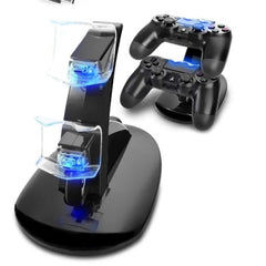 Dual USB Charging Stand Dock for PS4 Controllers Gamepad Slim & Pro