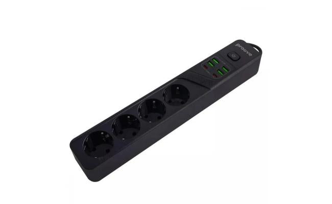 Proove Power Strip Power Socket P 04 (4 Sockets + 4 Usb + 2 Type C) 2м Black Proove Power Strip Power Socket P 04 (4 Sockets + 4 Usb + 2 Type C) 2м Black
