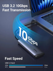Ugreen 35267 M.2 Nvme Usb C 3.2 Gen Ssd Enclosure 10gbps