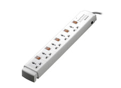Huntkey DMA601 6 Port Child Protective Shutter Power Strip MK Plug 3M