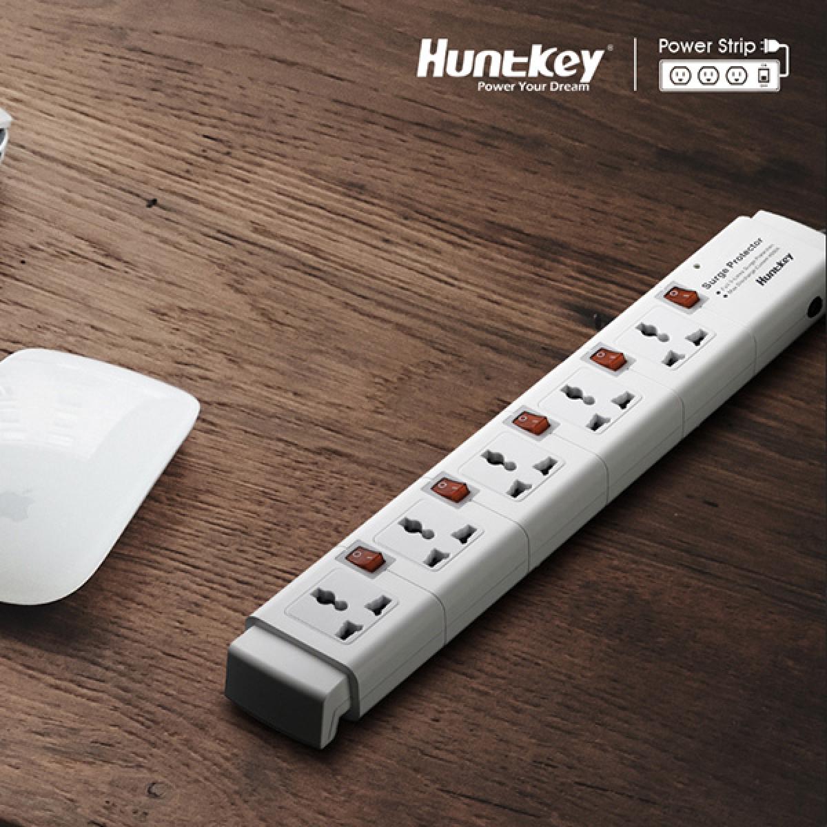 Huntkey PZC502 Power Strips, Universal Standard