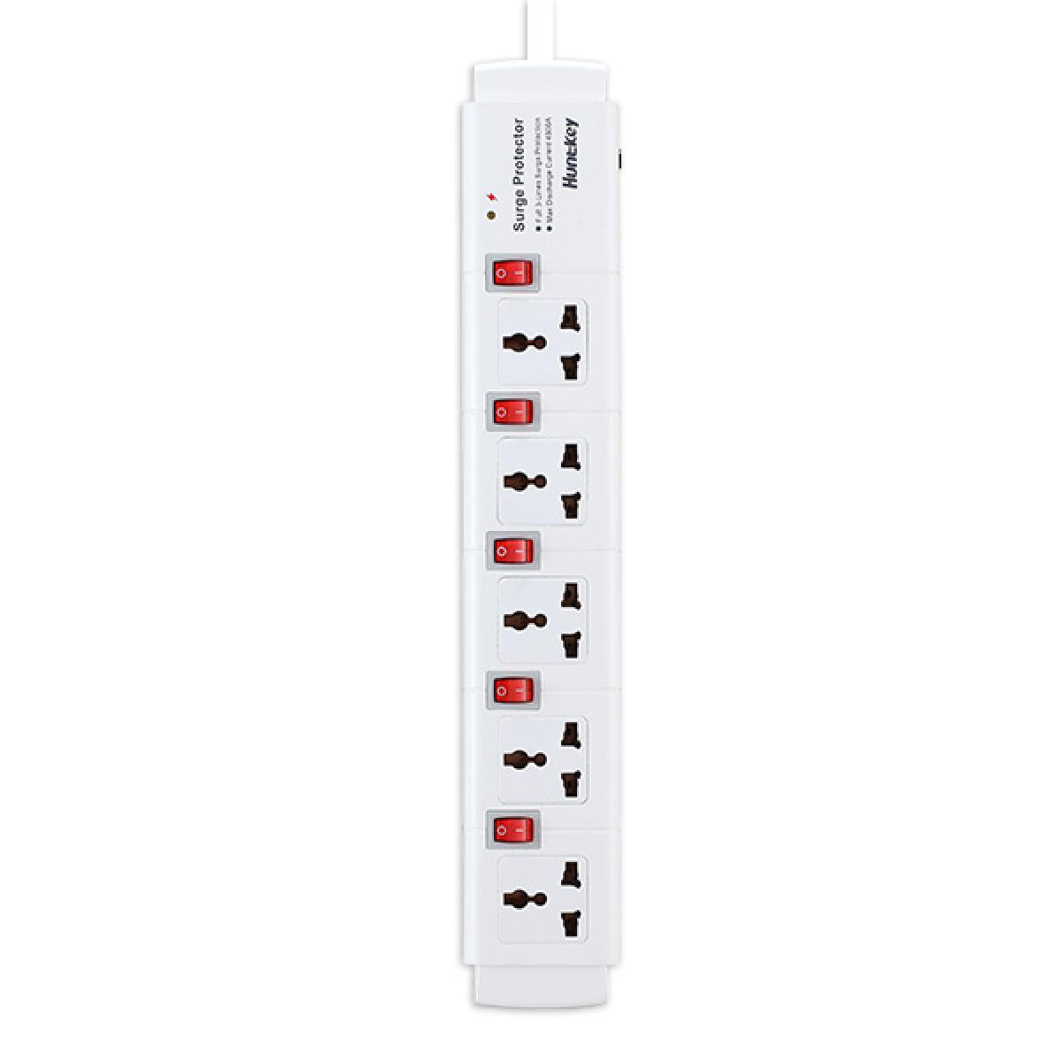 Huntkey PZC502 Power Strips, Universal Standard