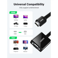 UGREEN 40248 40233 HDMI TO VGA CONVERTER WITH AUDIO