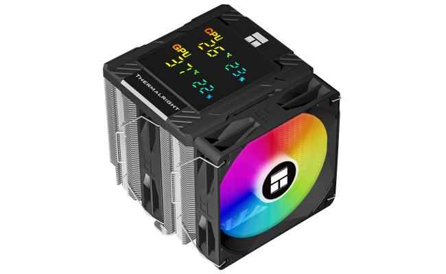 Thermalright Peerless Assassin 120 Digital ARGB BLACK CPU Air Cooler, Dual Tower w/ 6x 6mm Heat Pipes & High Performance Dual Fan