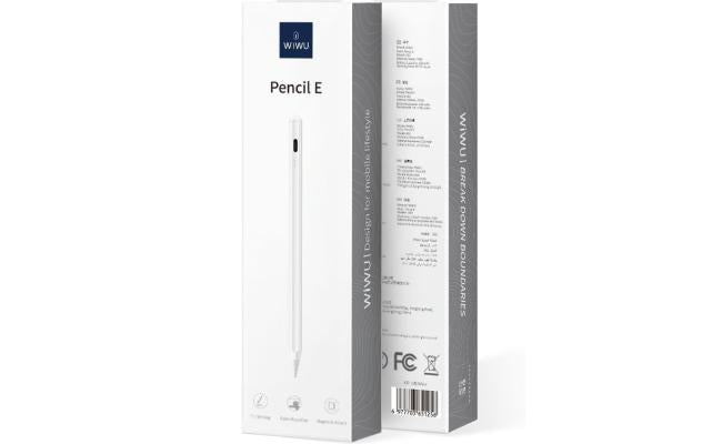 WIWU Pencil E A02 High Precision & Comfortable Writing & Drawing Battery 130mAh Lithium Polymer USB - C - White