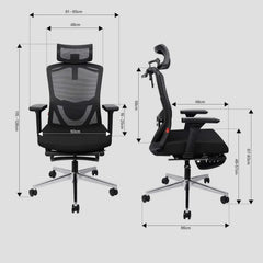 Fantech Oca259 Pro Office Chair Black