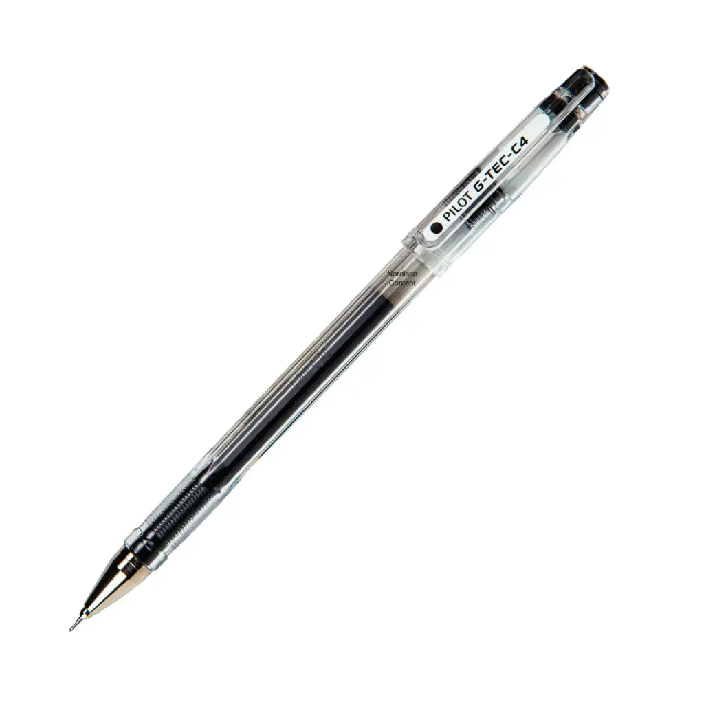 Pilot G-Tec C4 Roller Ball Pen, 0.4mm Black