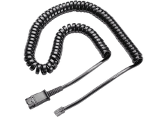 Poly U10 Direct Cable (Poly 26716‑01 / HP 85R38AA) – Quick Disconnect to M22/RJ‑11, Direct Connect for H‑Series Headsets, Black