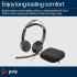 Poly Blackwire 5220 Stereo USB-C Headset, 32mm Driver Size, Omnidirectional Microphone Style, 3.5mm Plug + USB-C & USB-A Adapter Connectivity, Black | 8X231AA