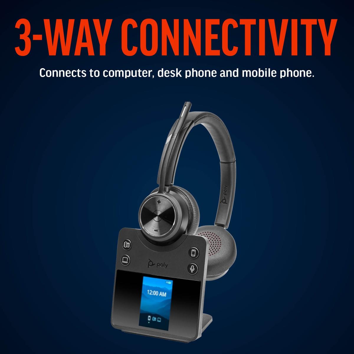 Poly Savi 7420 Office Stereo Microsoft Teams Certified Headset Poly Savi 7420 Office Stereo Microsoft Teams Certified Headset