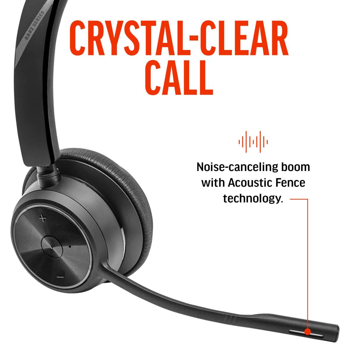 Poly Savi 7420 Office Stereo Microsoft Teams Certified Headset Poly Savi 7420 Office Stereo Microsoft Teams Certified Headset