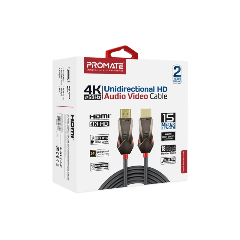Promate ProLink4K60-15M HDMI 2.0 Cable 4K@60Hz