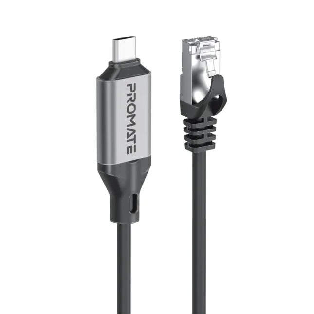 Promate Clink-RJ45, USB-C to Ethernet Cable