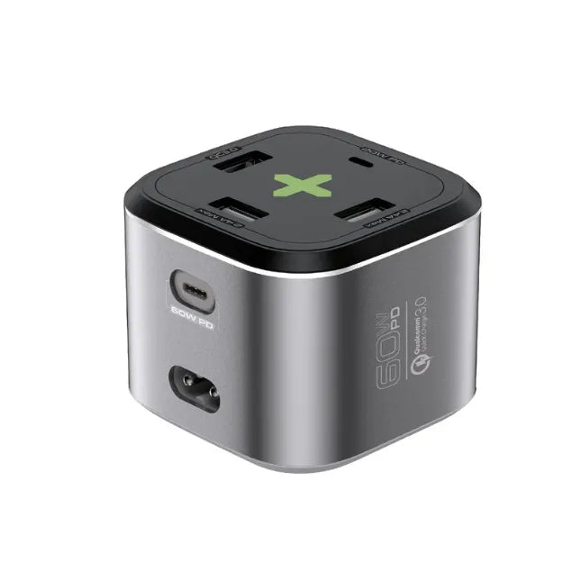 Promate POWERCUBE-PD80.UK-GR, Port Charging Station