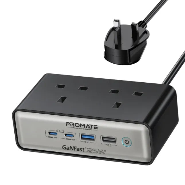 Promate PowerBrix-GaN65, Charging Station