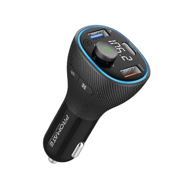 Promate PowerTune-38W, Wireless Hands-free Kit with FM