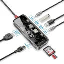 Promate Transhub-Mini, USB-C Hub 8-in-1