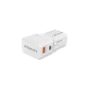 Promate TriPlug-PD20 White Travel Adapter 20W