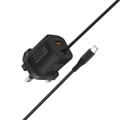 Promate powerport-PDQC3.EU, Charger - black