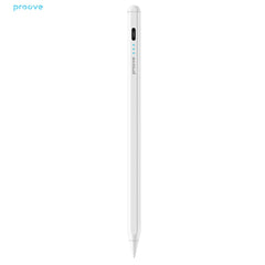 Proove Magic Wand Asp 01 Aive Version Stylus For Students & Office Work Usb C Charging, Aive Working Time 9 Hours White