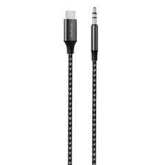 Proove Soundmesh Type C To 3.5mm Aux Cable, Hi Fi Audio System Support, Tear Resistant, Standard Length 1m