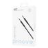 Proove Weft Cable Aux 3.5 to 3.5mm Jack Audio Cable 1 meter Black