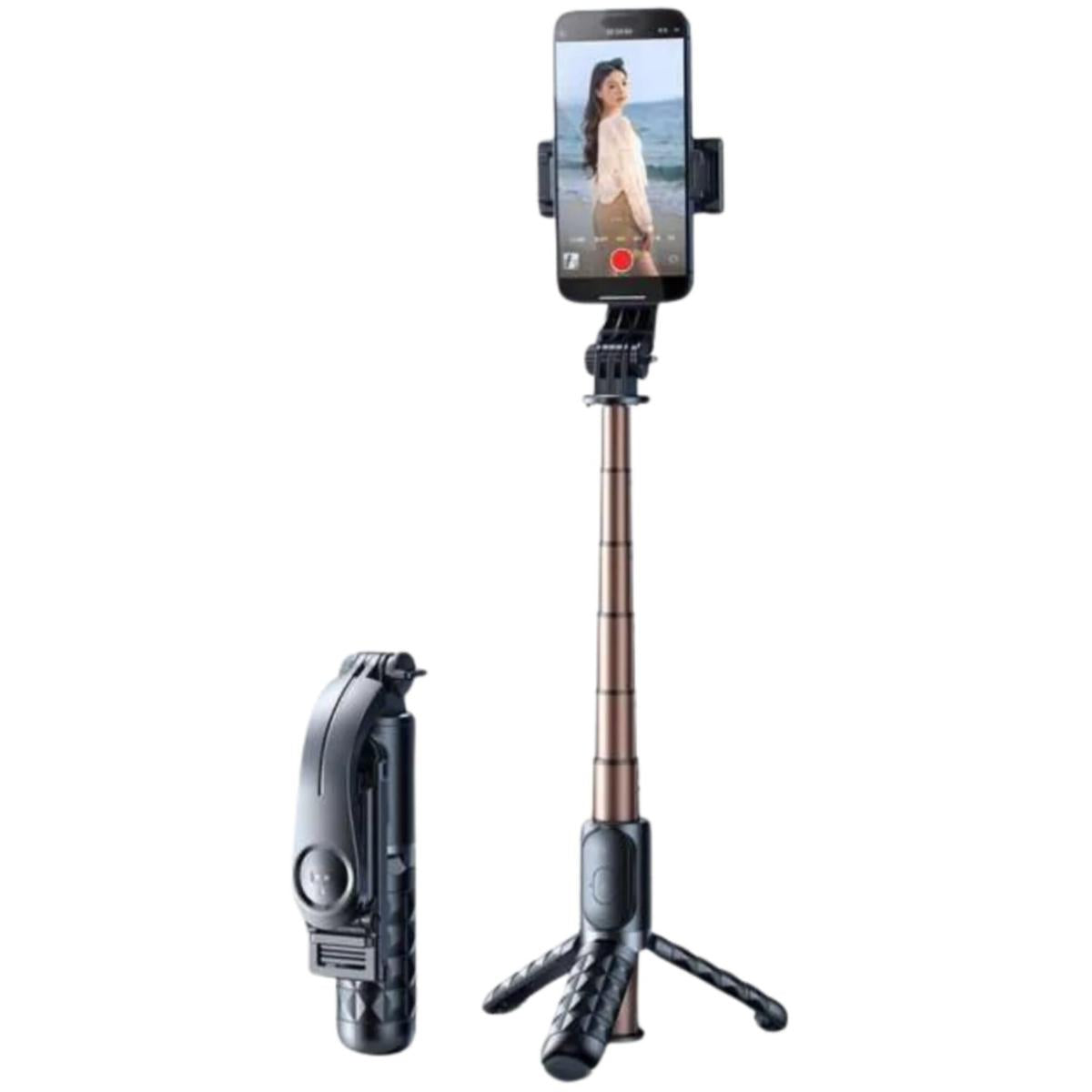 Rtako Q10r Mini Selfie Stick Pocket Sized 65cm Portable Anti Shake, Selfie Live Broadcast Black Rtako Q10r Mini Selfie Stick Pocket Sized 65cm Portable Anti Shake, Selfie Live Broadcast Black