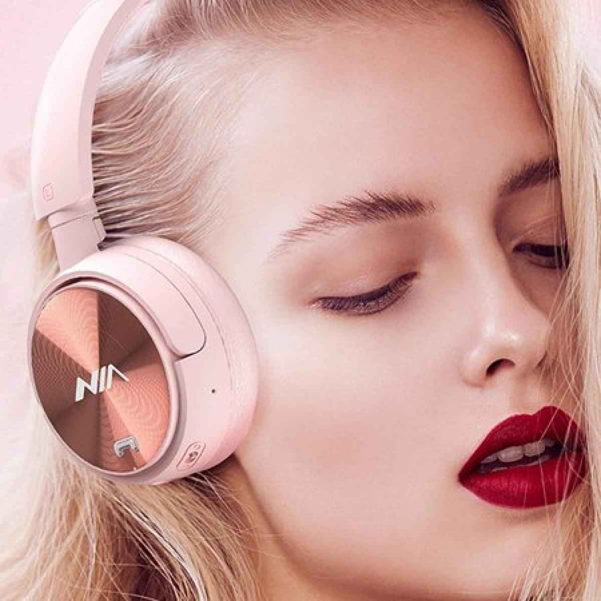 NIA Q2 On Ear Wireless Headset -Grey