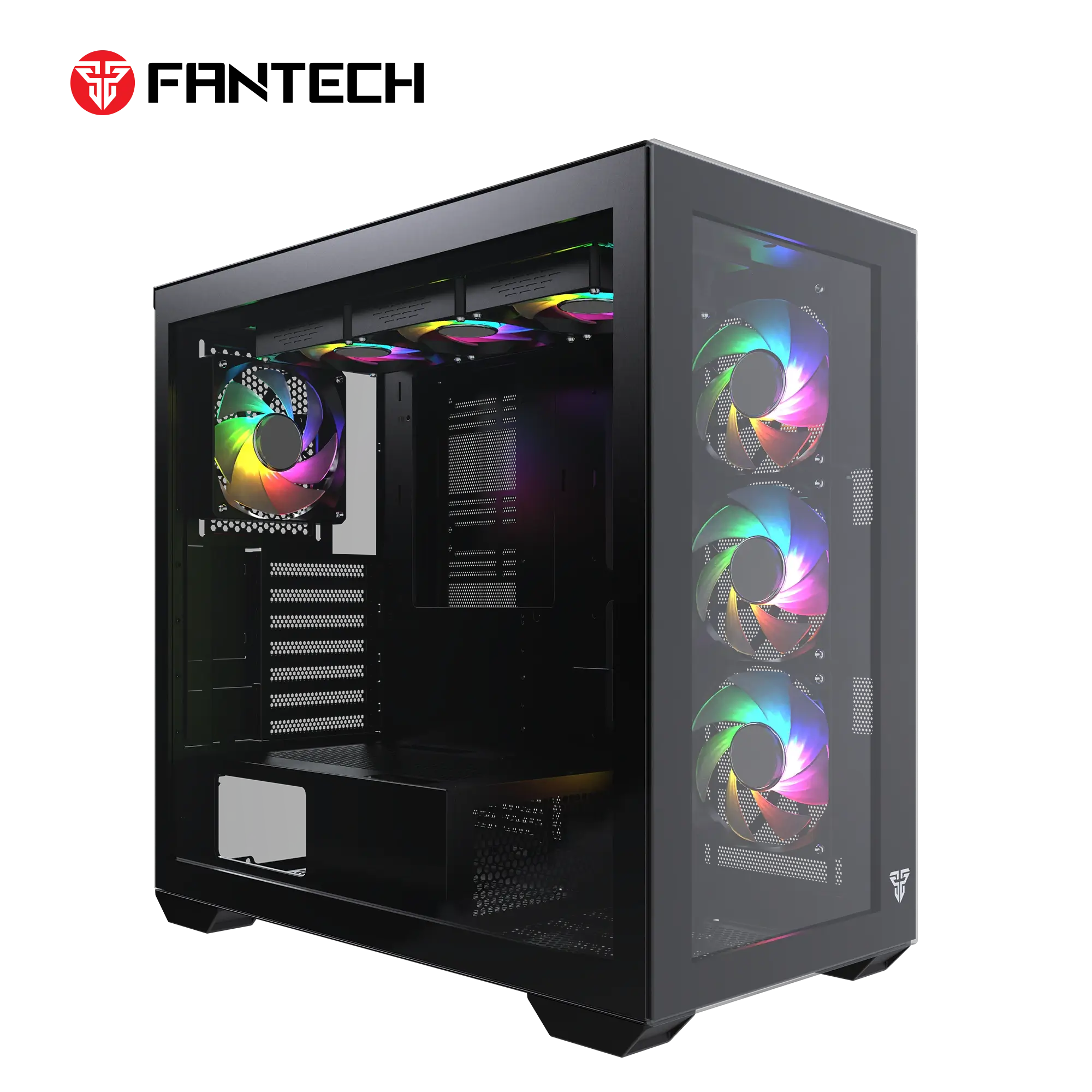 Fantech Cg87 Lumina Xl Full Tower Gaming Case Black