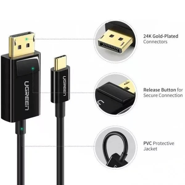 Ugreen DisplayPort 4K cable for device connectivity
