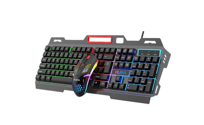 Qs 602 Gaming RGB Wired USB Keyboard & Mouse Combo, gaming keyboard