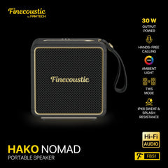 Fantech Finecoustic FBS1 HOKO NOMAD 4-Connection Mode Portable Speaker