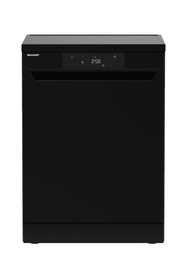 SHARP Dishwasher 14Sets * Programs 3Spray Arms Black