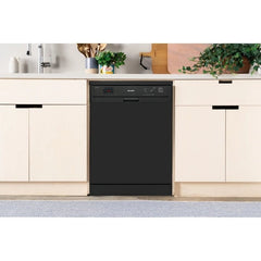 SHARP Dishwasher 14Sets * Programs 3Spray Arms Black