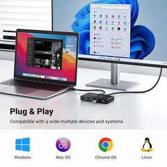 Ugreen 30768 2 In 4 Out Usb 3.0 Sharing Switch Box Selector