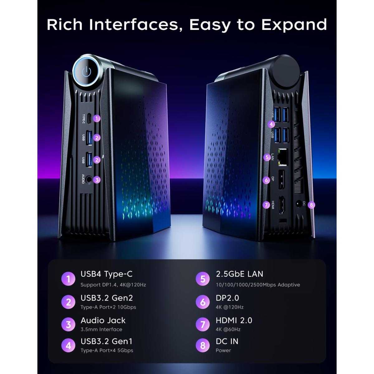 ACEMAGIC 8K processor for desktop computer builds