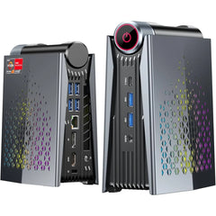 ACEMAGIC S3A Mini PC Gaming Barebone AMD Ryzen 9 7940HSU 8-Cores High Performance Series w/ AMD Radeon 780M Graphic Support up to 8K Display , Black
