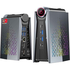 Acemagic S3a Mini Pc Gaming Barebone Amd Ryzen 9 7940hsu 8 Cores High Performance Series W/ Amd Radeon 780m Graphic Support Up To 8k Display , Black