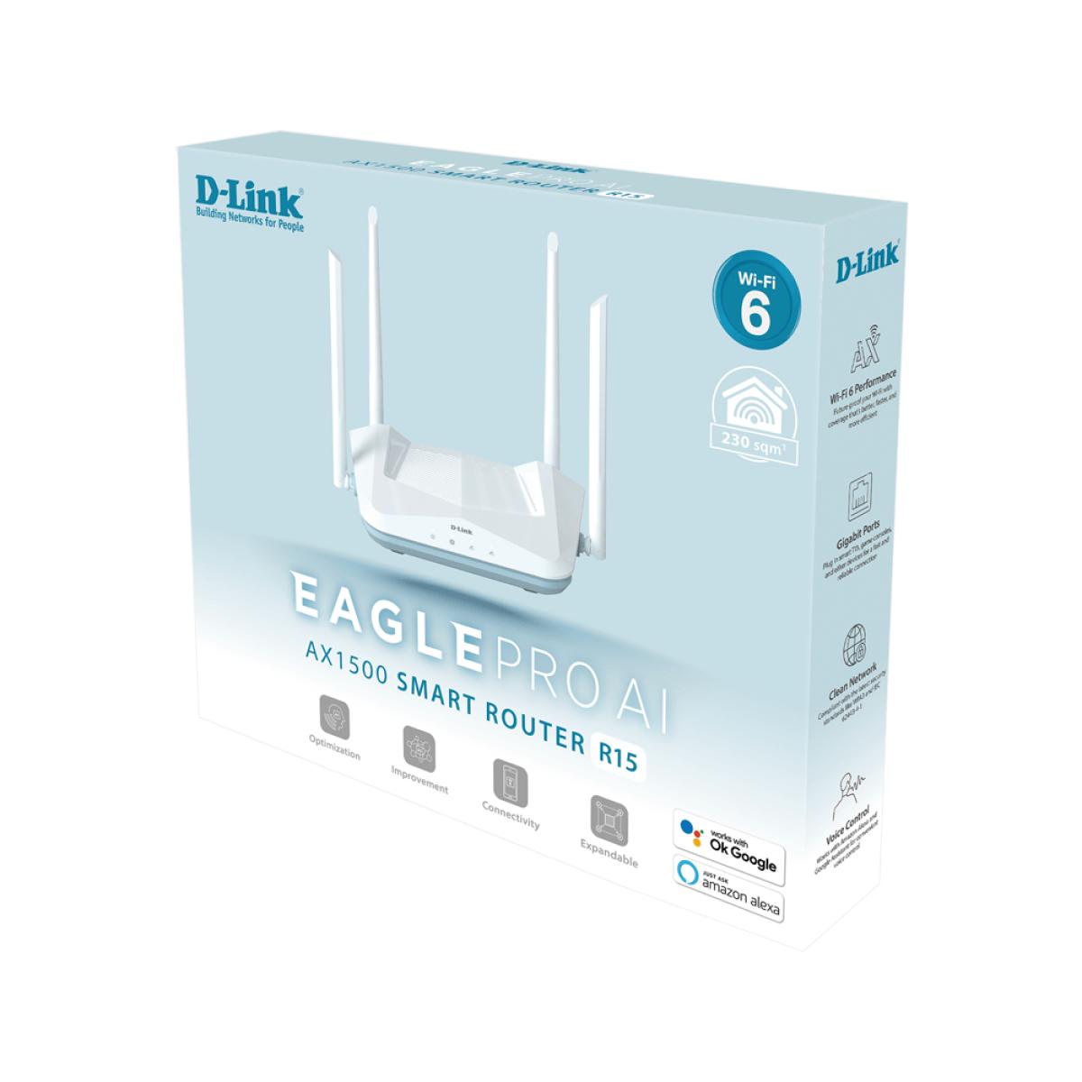 D-Link R15 AX1500 Smart Router