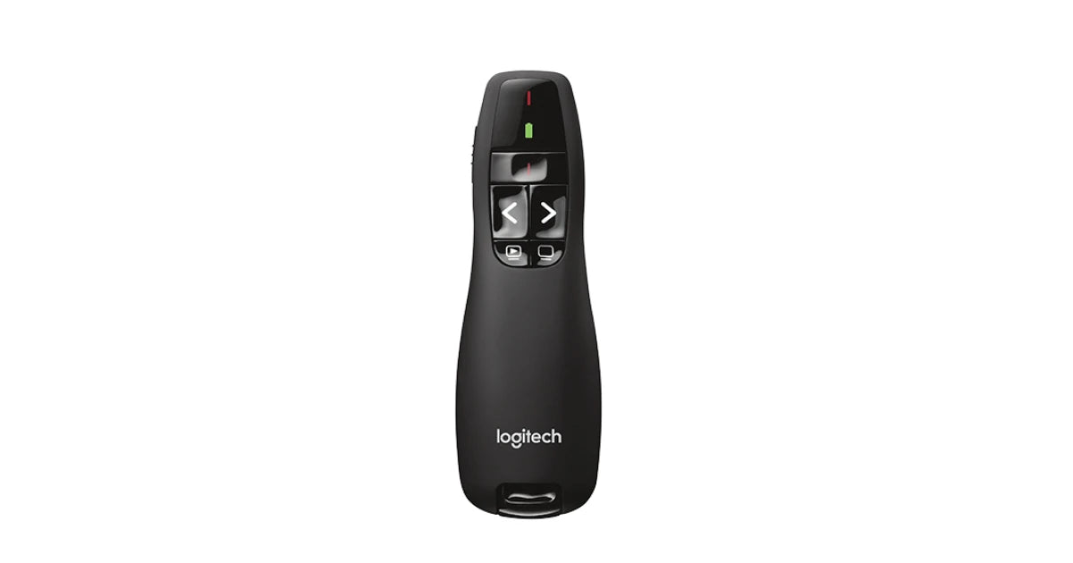 Logitech Wireless Presenter R400 Wireless Presentation Remote Clicker with Laser Pointer