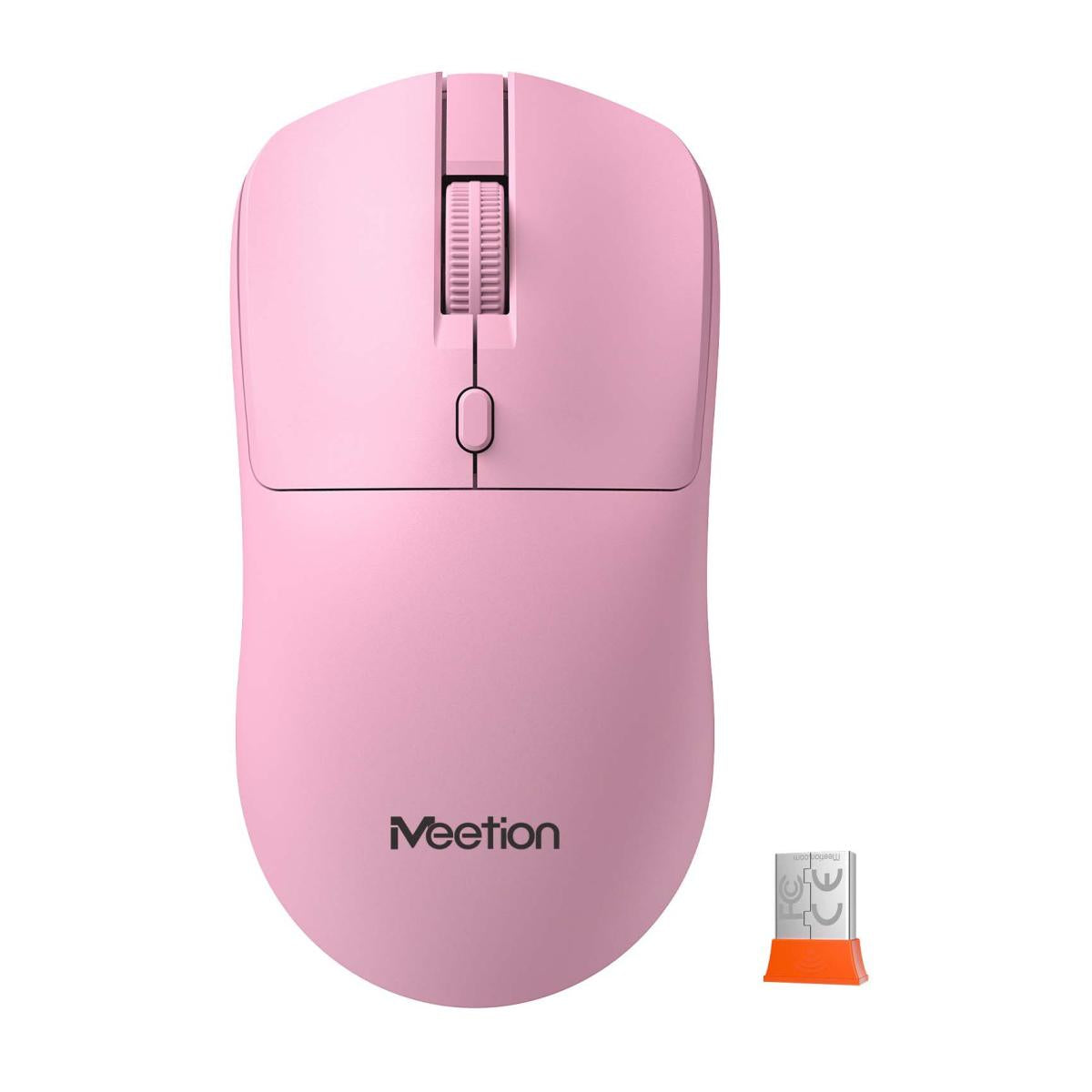 Meetion R546 Wireless 2.4GHz Silent Mouse -Pink