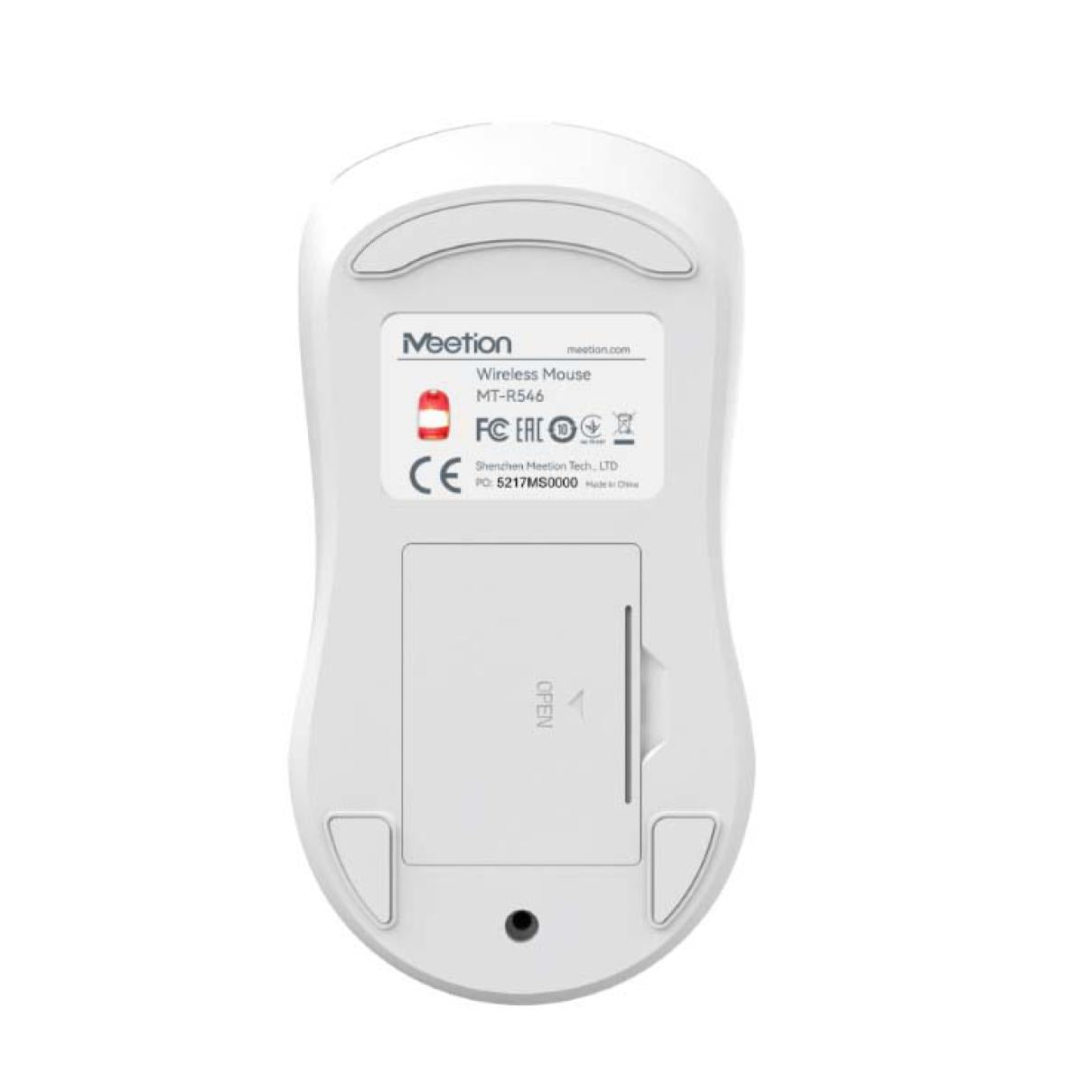 Meetion R546 Wireless 2.4GHz Silent Mouse -White