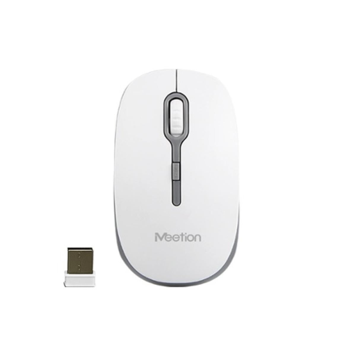 MeeTion MT-R547 2.4G USB Wireless Optical Mouse -Grey