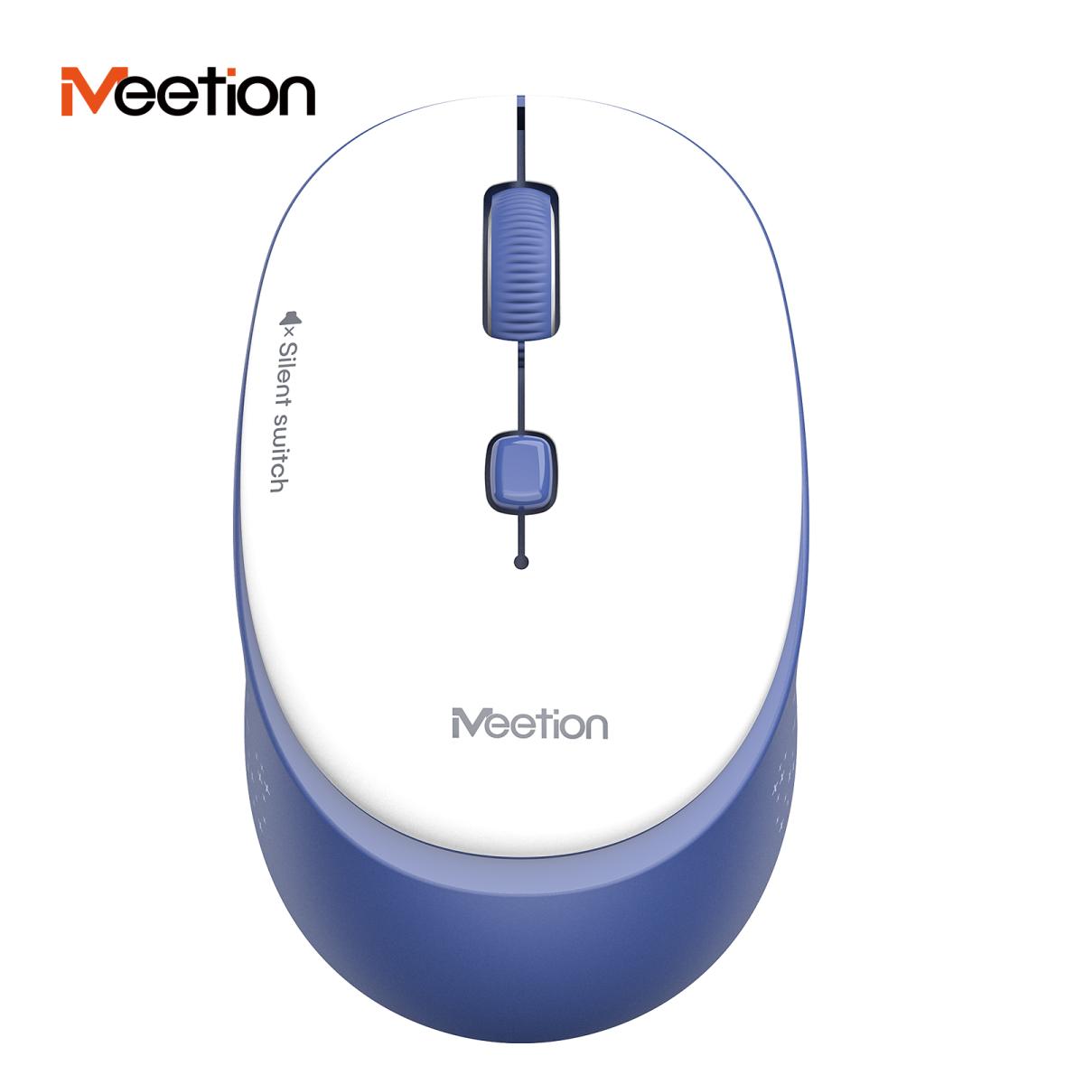 MeeTion R571 5 Colors Silent 2.4ghz Wireless Mouse -Blue