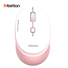 MeeTion R571 5 Colors Silent 2.4ghz Wireless Mouse -Pink